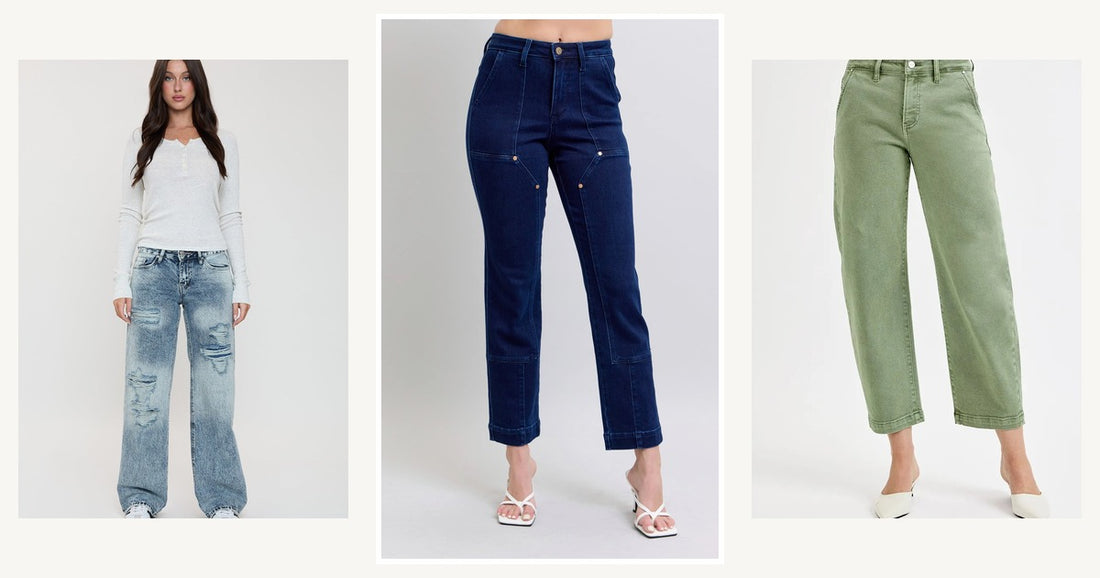 From Work Events To Weekends Jeans Outfit Inspiration Every Woman Needs — Judy Blue Full Size Hw Work Wear Knee Patch Straight Jeans plus Size
