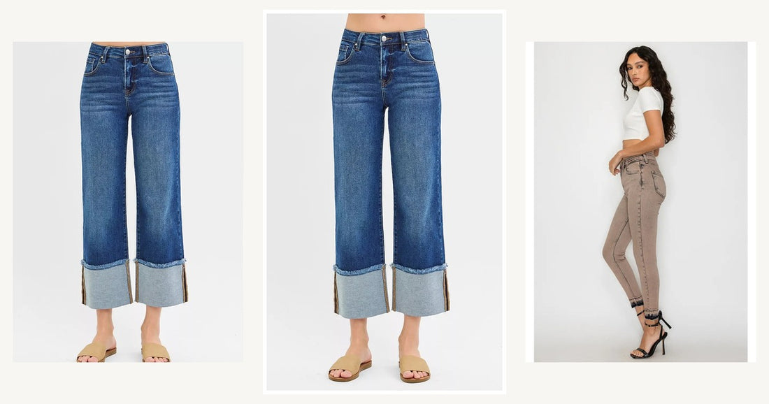 Understanding Women S Jeans Sizes A Guide To Finding Your Perfect Fit — Risen Full Size Mid Rise Crop Wide Wide Cuffed Jeans plus Size