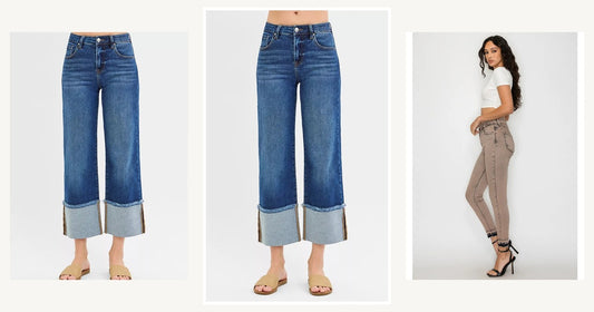 Understanding Women S Jeans Sizes A Guide To Finding Your Perfect Fit — Risen Full Size Mid Rise Crop Wide Wide Cuffed Jeans plus Size