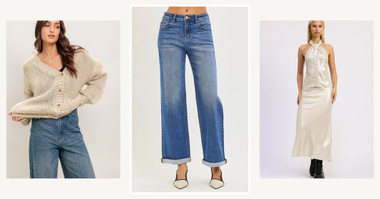Finding The Perfect Fit How To Determine Your Cardigan Size — Risen Full Size High Rise Relaxed Fit Ankle Straight Cuff Jeans plus Size
