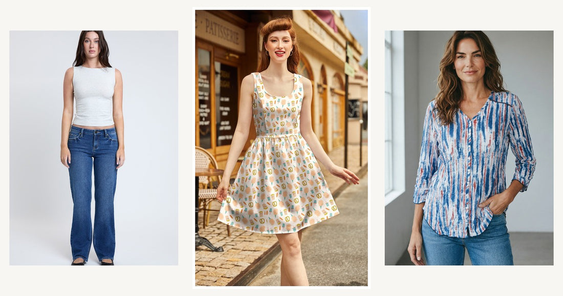 Effortless Summer Staples Introducing Zenanas Latest Collection — Retrolicious Snacks Shorter Length Fit & Flare Dress