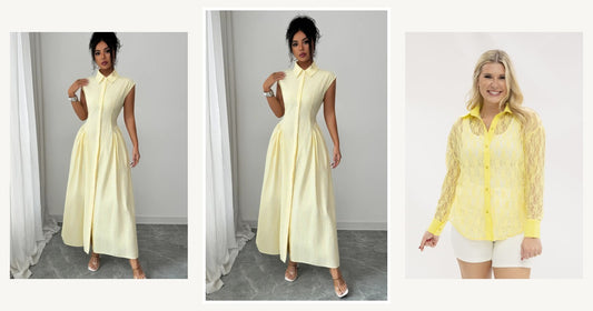 Discover The Best Fashion Picks From Love Trees New Womens Line — Front Slit Collar Cap Sleeve Ruched Waist Long Dress