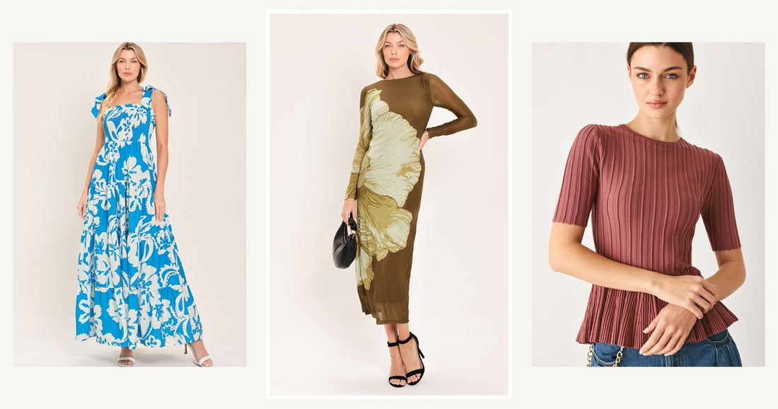 Unveiling Elegance A Closer Look At Our New Arrival Dresses — Flying Tomato Brown Blossom Contour Power Mesh Midi Dress