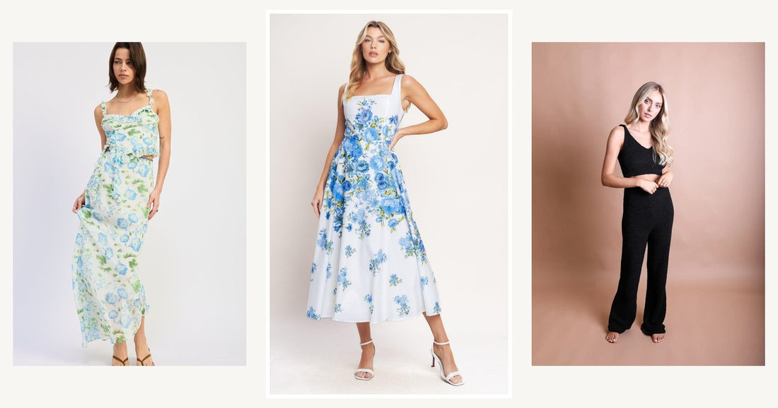 Best Dresses For Women 2026 — Flying Tomato Classic Bloom Day Woven Midi Dress