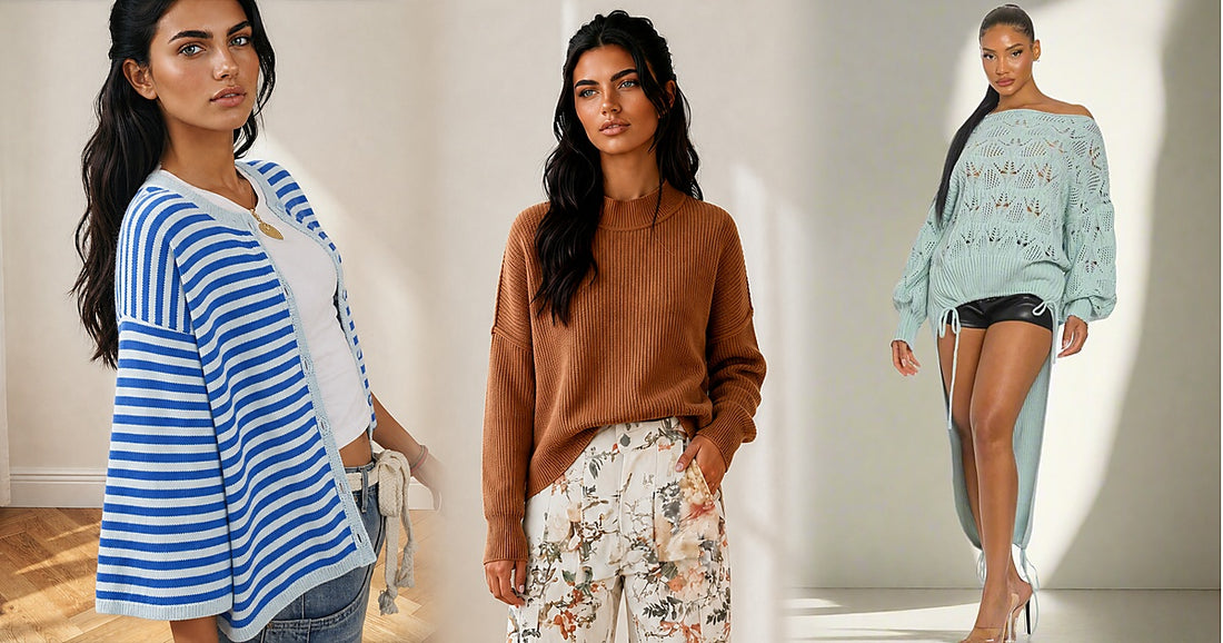 Cropped Cardigan Outfit Formulas with Wide-Leg Trousers and Skirts - US Women's Fashion & Outfit Style Guide