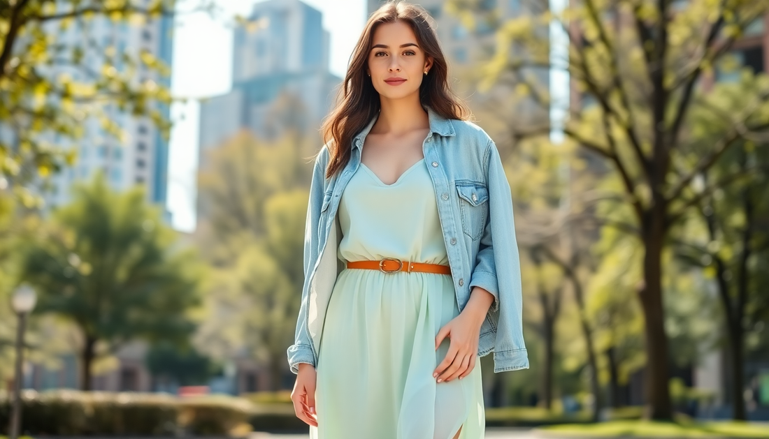 How to Layer Dresses in Spring Without Looking Bulky