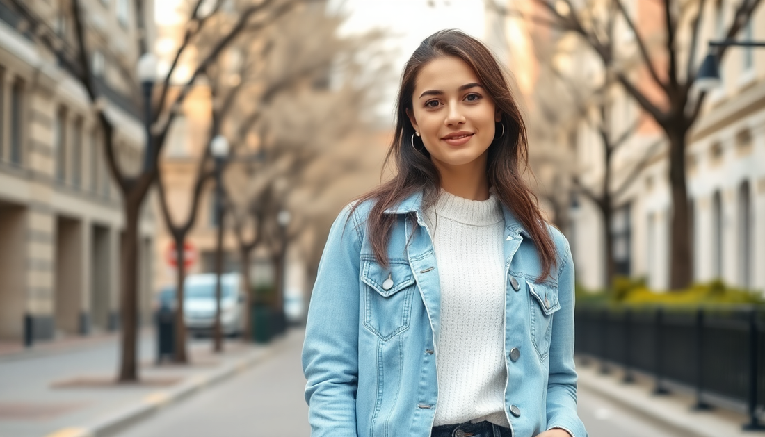 The Best Denim Jacket Outfits to Transition from Winter to Spring - us.meeeshop