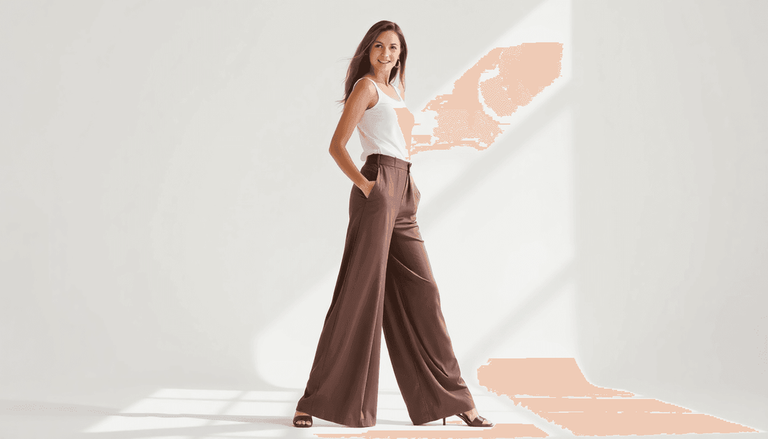 What body shape looks best in wide-leg pants? - us.meeeshop