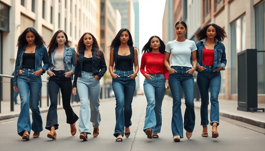 What body type looks best in flare jeans? - us.meeeshop