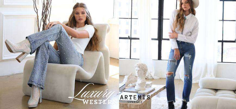 Artemis Vintage Jeans collection - shop at us.meeeshop