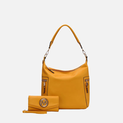 Mkf Collection by Mia K. - Ophelia Hobo Bag and Wallet Set
