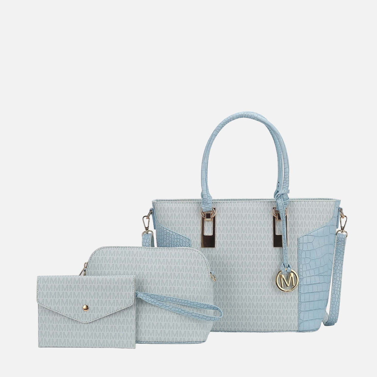 Mkf Collection by Mia K. - Shonda Signature Tote Bag and Set