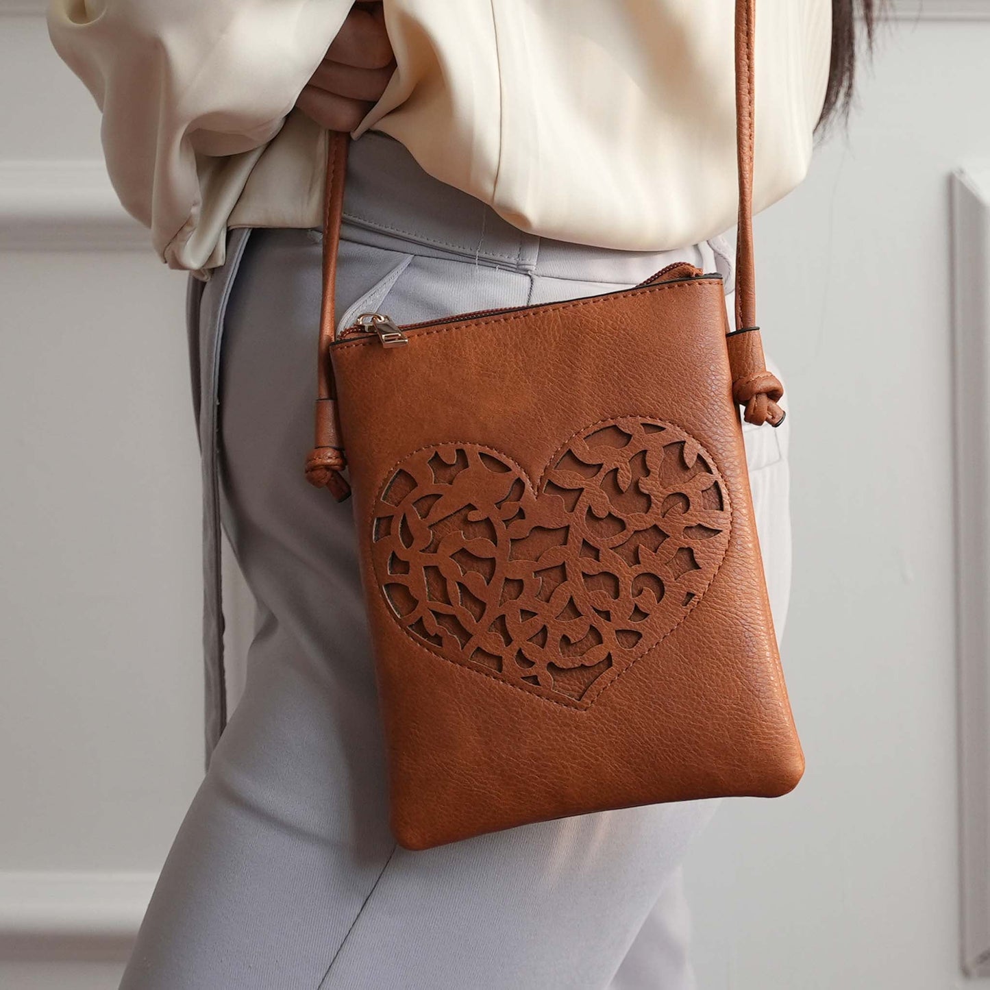 Mkf Collection by Mia K. - Heartly Crossbody Bag