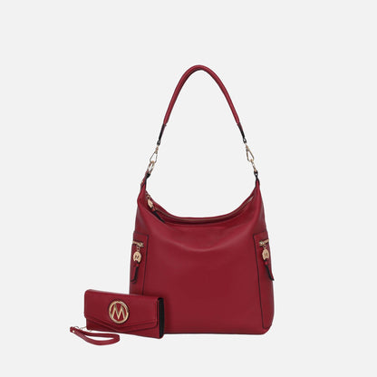 MKF Collection by Mia K. - Ophelia Hobo Bag and Wallet Set