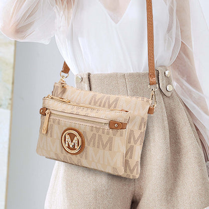 Mkf Collection by Mia K. - Camren Signature Crossbody Bag