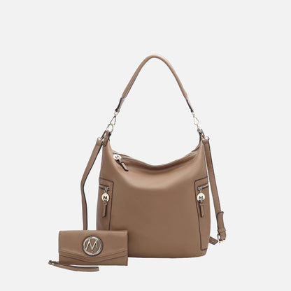 MKF Collection by Mia K. - Ophelia Hobo Bag and Wallet Set