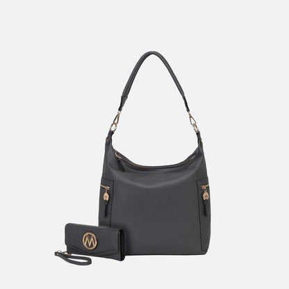 MKF Collection by Mia K. - Ophelia Hobo Bag and Wallet Set