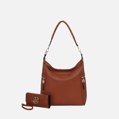 MKF Collection by Mia K. - Ophelia Hobo Bag and Wallet Set