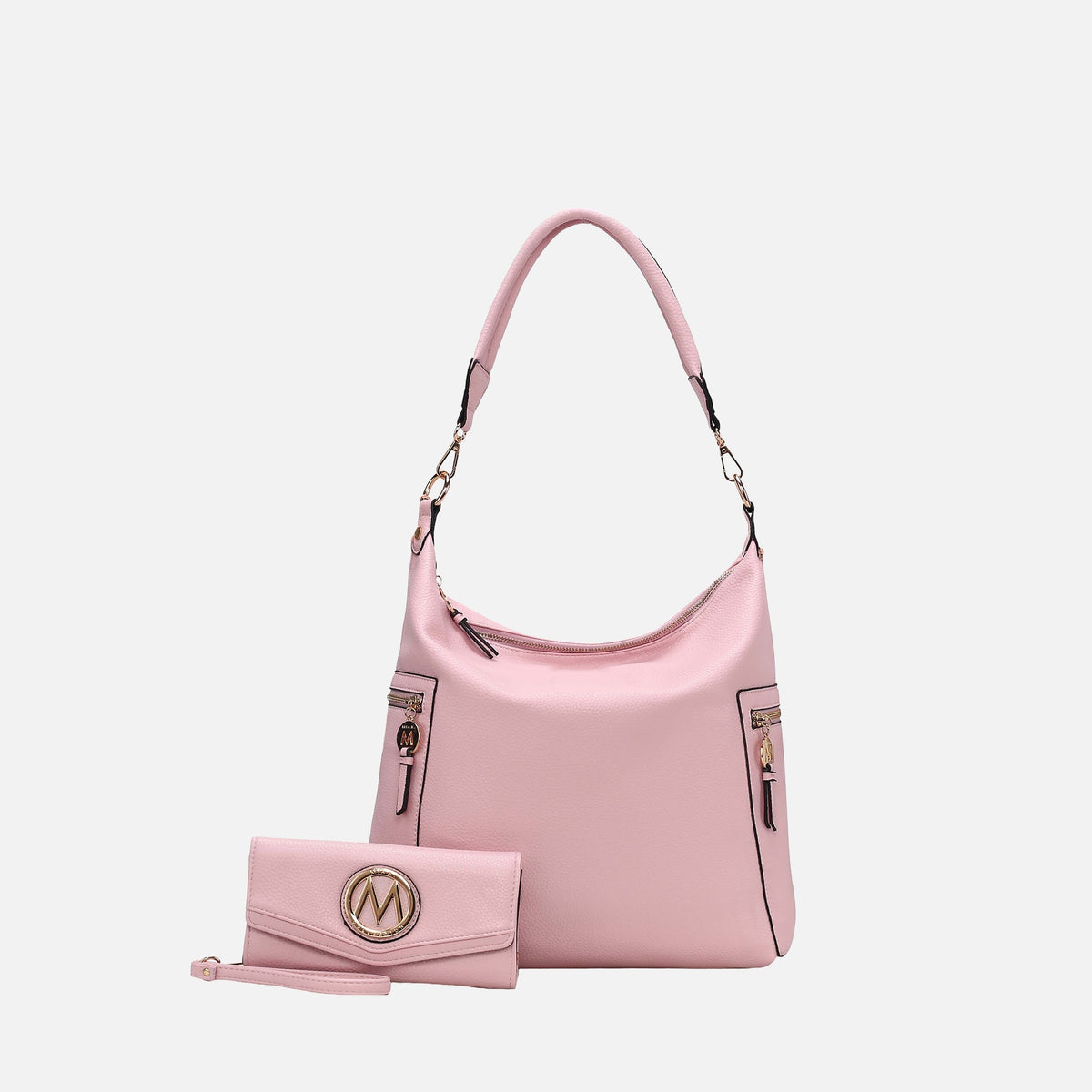 Mkf Collection by Mia K. - Ophelia Hobo Bag and Wallet Set