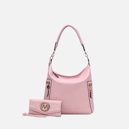 Mkf Collection by Mia K. - Ophelia Hobo Bag and Wallet Set