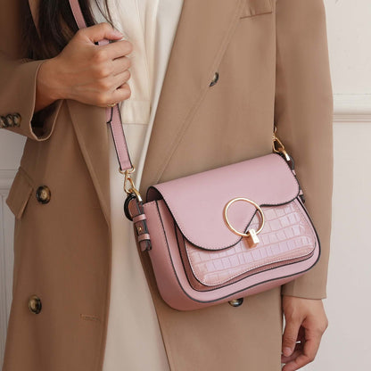 Mkf Collection by Mia K. - Fanta Croc Shoulder Bag