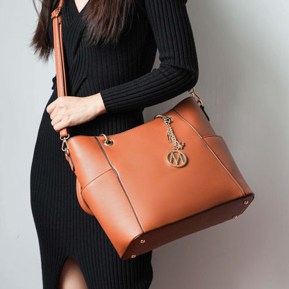 Mkf Collection by Mia K. - Bonita Tote Bag and Wallet Set