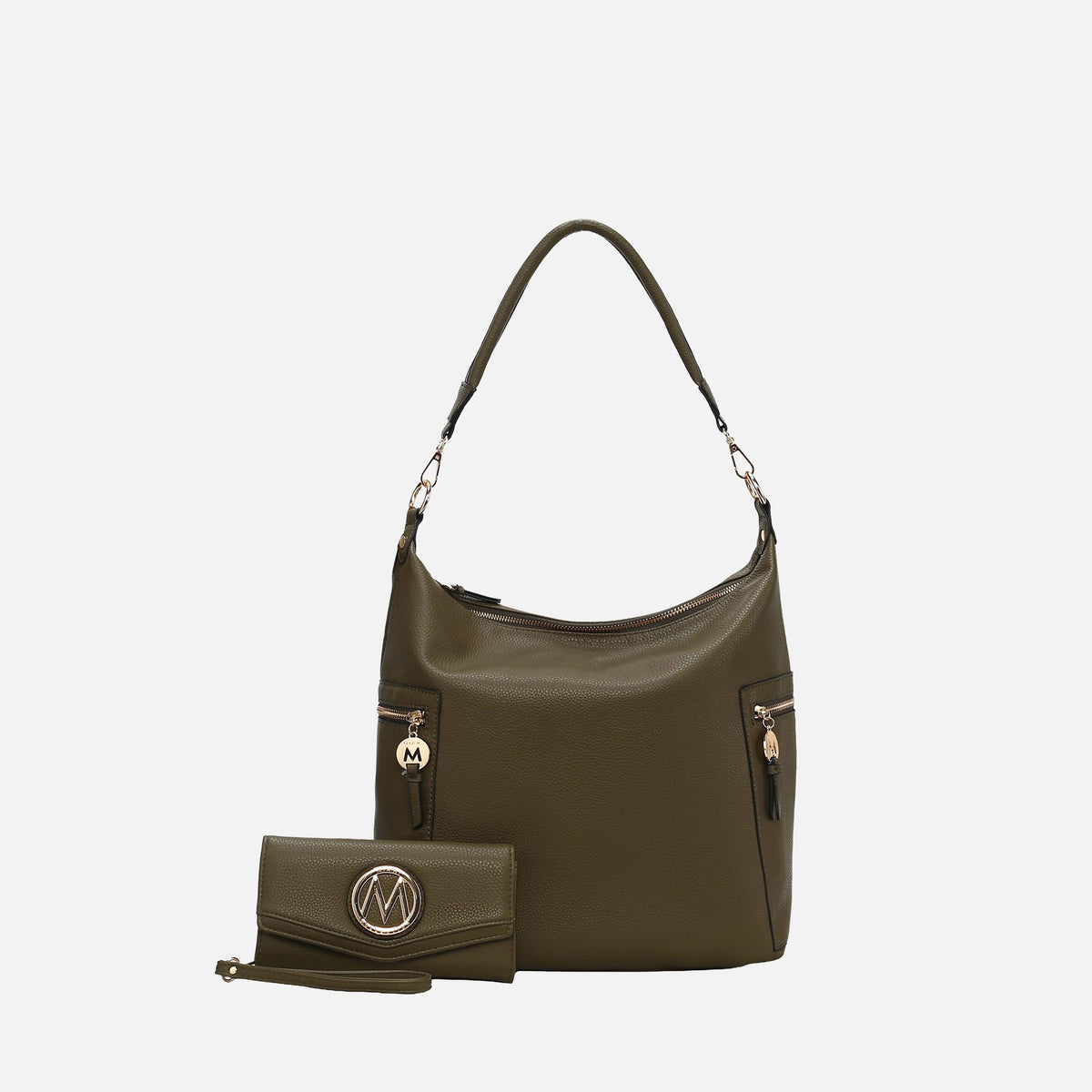 Mkf Collection by Mia K. - Ophelia Hobo Bag and Wallet Set