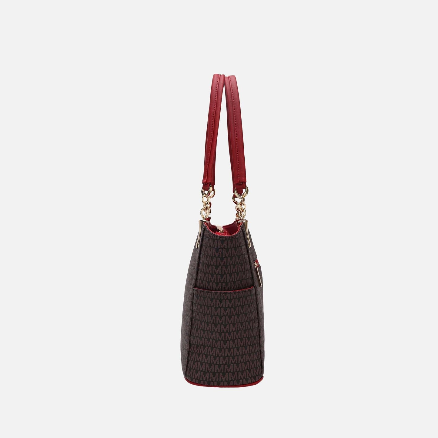 Mkf Collection by Mia K. - Savannah Signature Tote Bag and Wallet Set