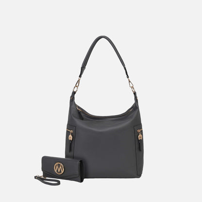 Mkf Collection by Mia K. - Ophelia Hobo Bag and Wallet Set