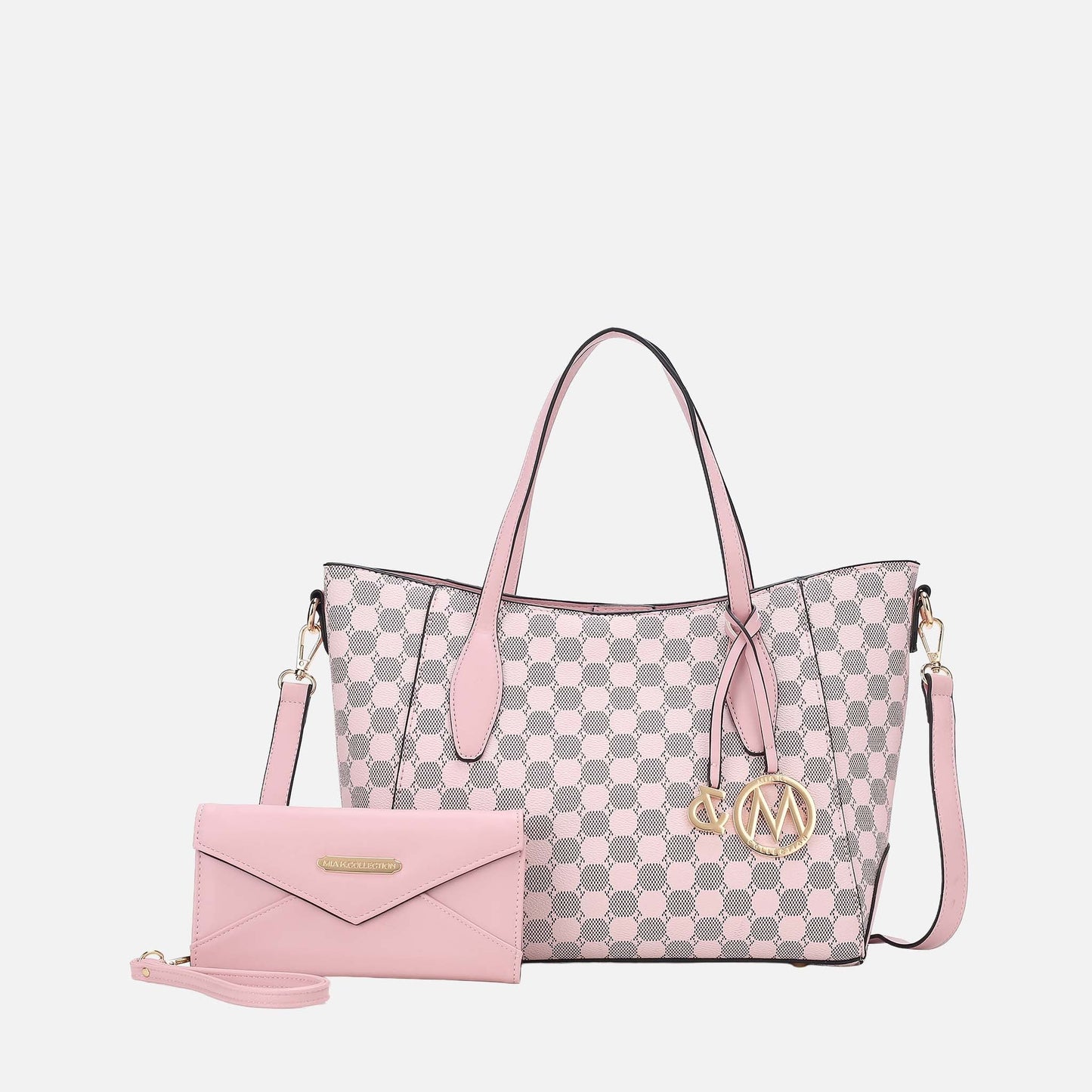Mkf Collection by Mia K. - Gianna Tote Bag and Wallet Set