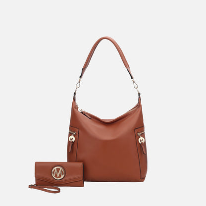 Mkf Collection by Mia K. - Ophelia Hobo Bag and Wallet Set