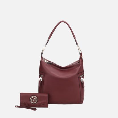 Mkf Collection by Mia K. - Ophelia Hobo Bag and Wallet Set