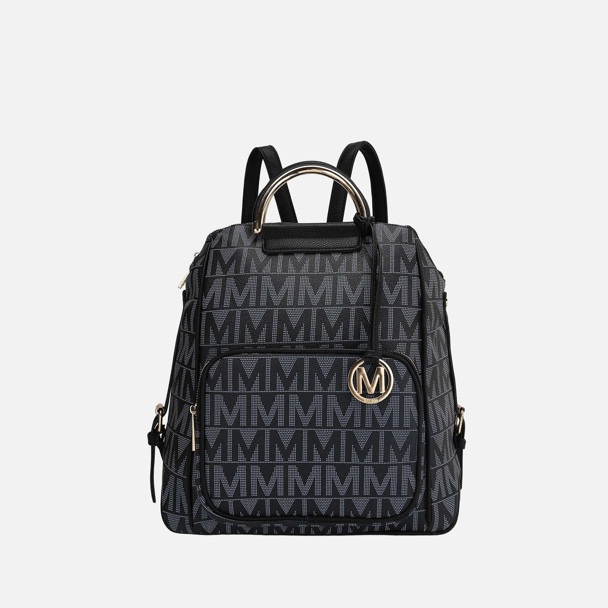 Mkf Collection by Mia K. - Cora Signature Backpack Handbag