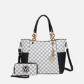 Mkf Collection by Mia K. - Merlina Tote Bag and Wallet Set