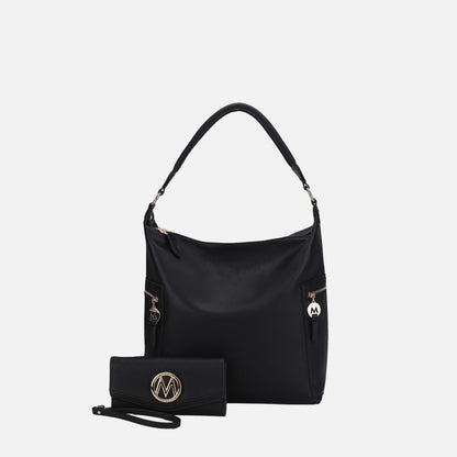 Mkf Collection by Mia K. - Ophelia Hobo Bag and Wallet Set