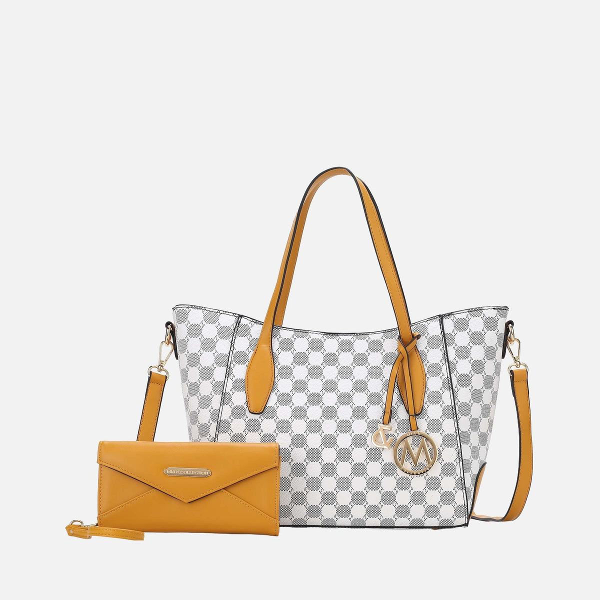 Mkf Collection by Mia K. - Gianna Tote Bag and Wallet Set