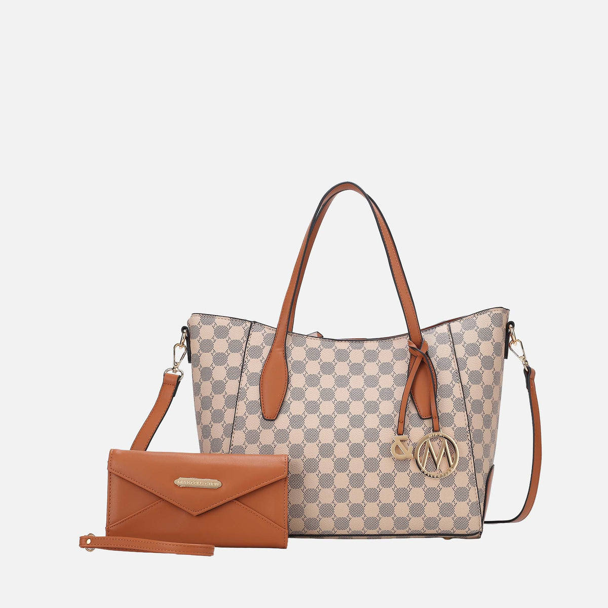 Mkf Collection by Mia K. - Gianna Tote Bag and Wallet Set