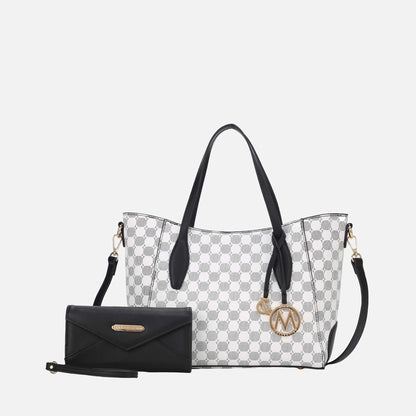 Mkf Collection by Mia K. - Gianna Tote Bag and Wallet Set