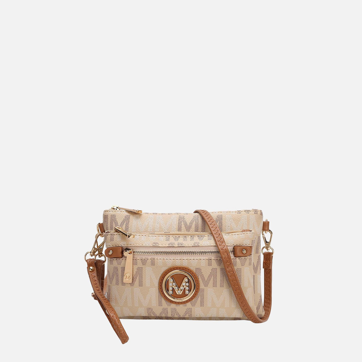Mkf Collection by Mia K. - Camren Signature Crossbody Bag