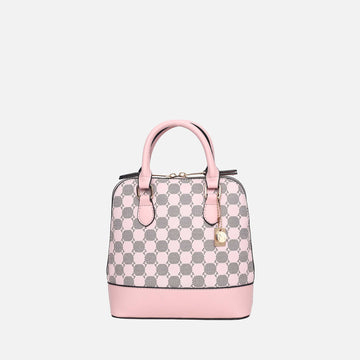 Mkf Collection by Mia K. - Marjorie Circular Print Satchel Bag
