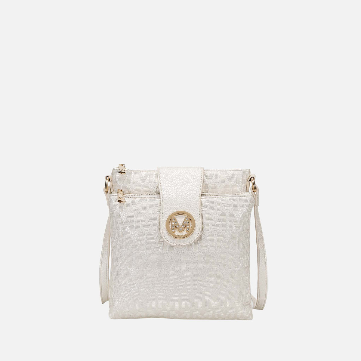 Mkf Collection by Mia K. - Marietta Signature Crossbody Bag