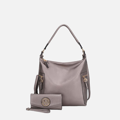 MKF Collection by Mia K. - Ophelia Hobo Bag and Wallet Set