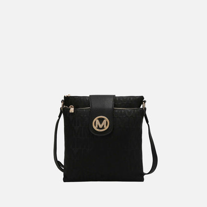Mkf Collection by Mia K. - Marietta Signature Crossbody Bag