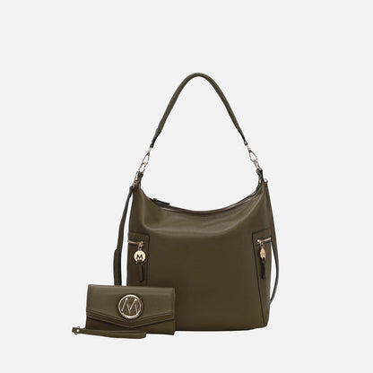 MKF Collection by Mia K. - Ophelia Hobo Bag and Wallet Set