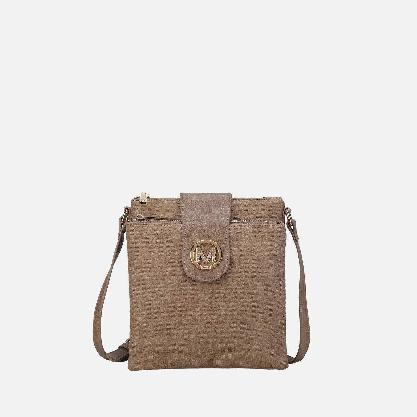 Mkf Collection by Mia K. - Marietta Signature Crossbody Bag