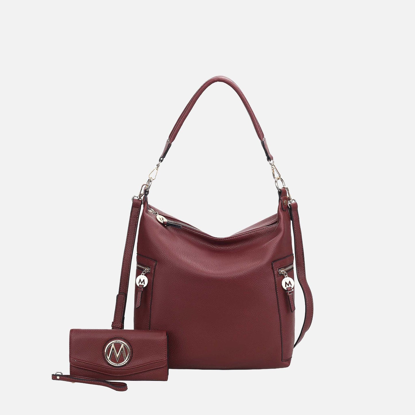 MKF Collection by Mia K. - Ophelia Hobo Bag and Wallet Set