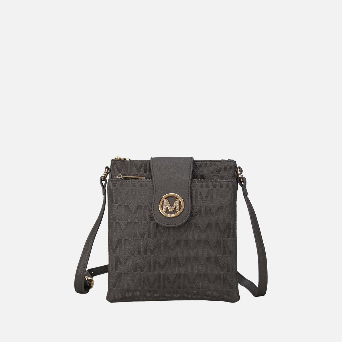 Mkf Collection by Mia K. - Marietta Signature Crossbody Bag
