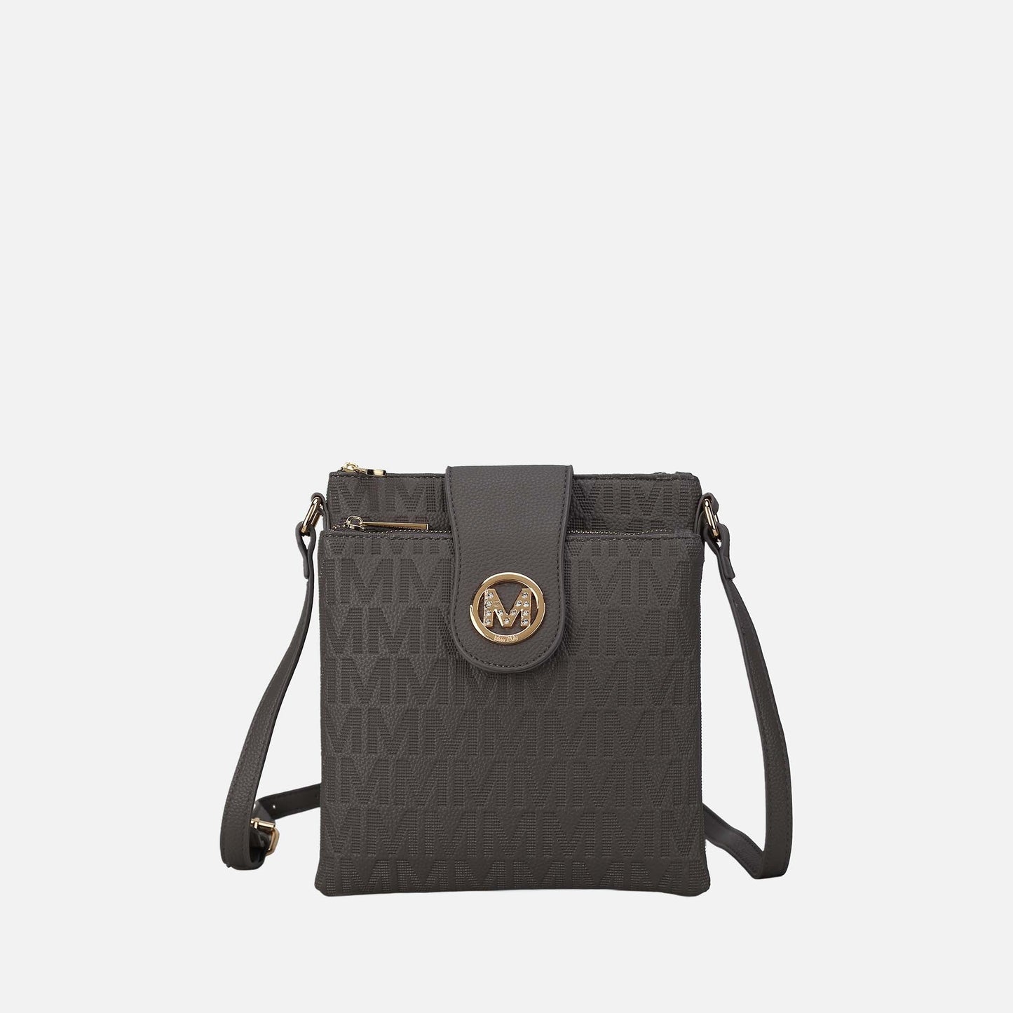 Mkf Collection by Mia K. - Marietta Signature Crossbody Bag
