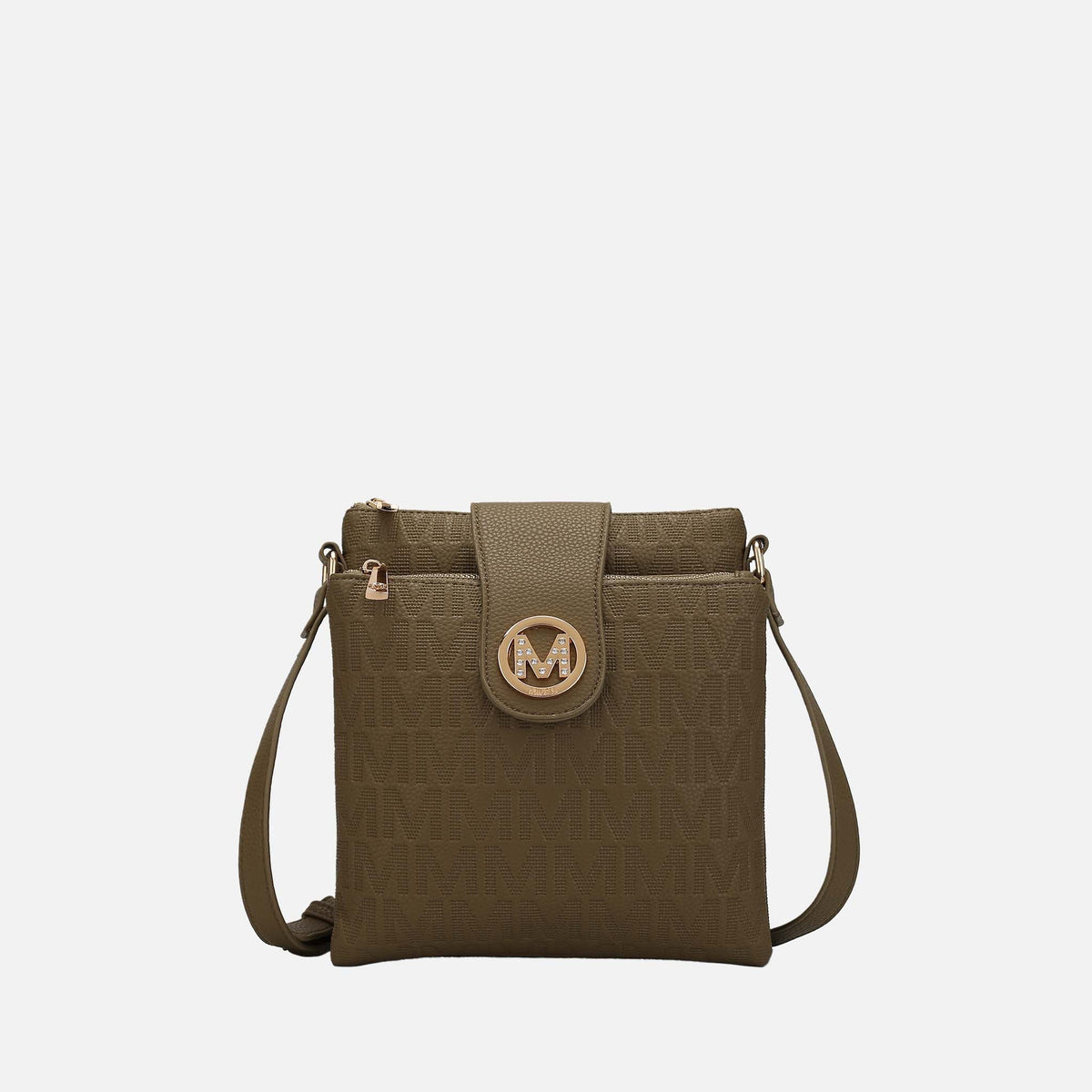 Mkf Collection by Mia K. - Marietta Signature Crossbody Bag