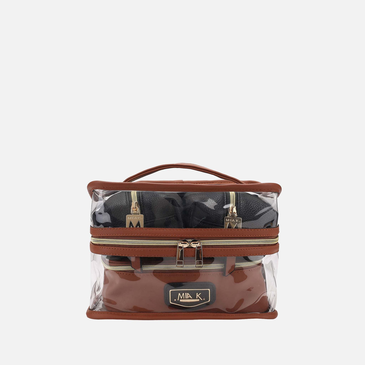 Mkf Collection by Mia K. - Emma Cosmetic Case and Set Handbag
